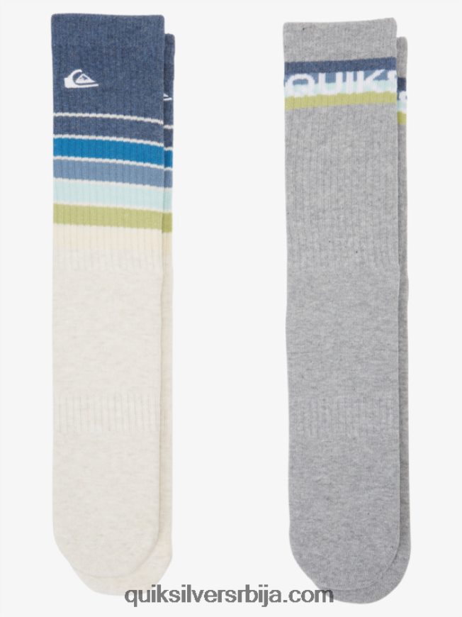 мушкарци Quiksilver 2 паковања чарапа за свакодневну употребу вријесак од слоноваче Z824VN1091