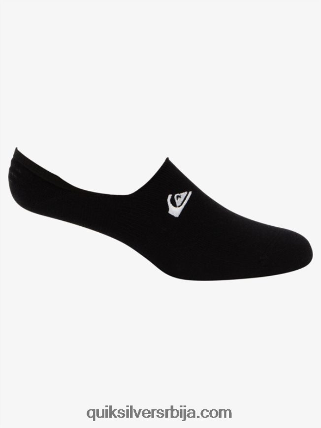 мушкарци Quiksilver 3 паковања чарапа са подставом црн Z824VN777