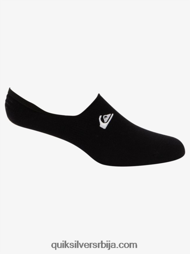 мушкарци Quiksilver 3 паковања чарапа са подставом црн Z824VN777