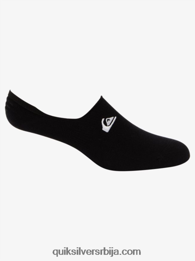 мушкарци Quiksilver 3 паковања чарапа са подставом црн Z824VN777