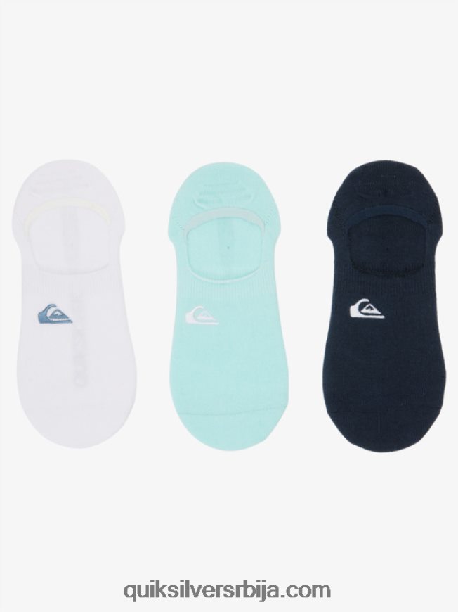 мушкарци Quiksilver 3 паковања чарапа са подставом плави светло/плави сако Z824VN778