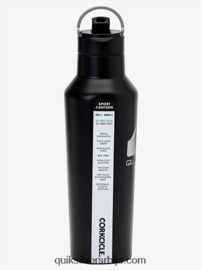 мушкарци Quiksilver x Corkcicle боца за воду црн Z824VN1181