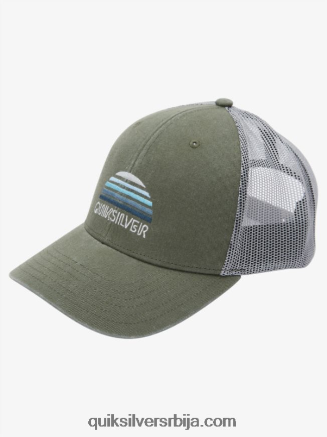 мушкарци Quiksilver шешир камионџија детелина са четири листа Z824VN1195