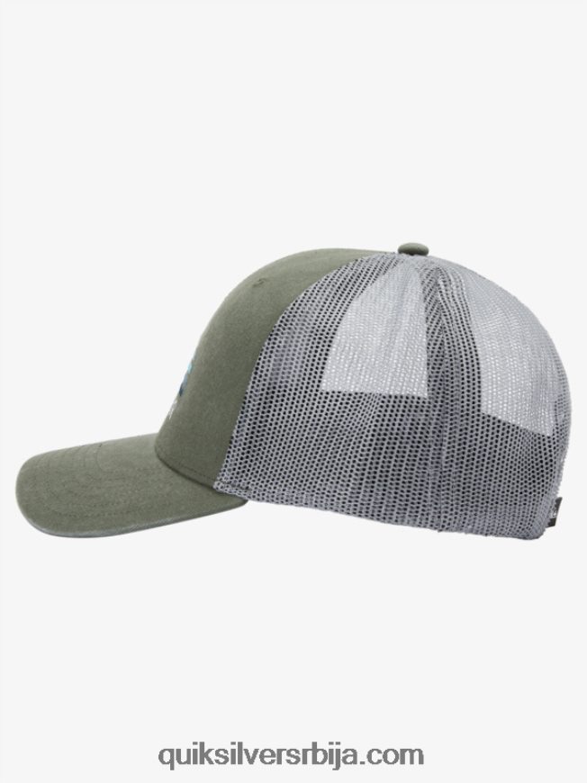 мушкарци Quiksilver шешир камионџија детелина са четири листа Z824VN1195