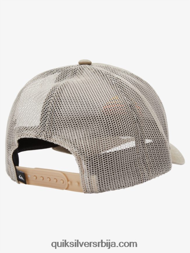 мушкарци Quiksilver шешир камионџија тамни каки Z824VN1196