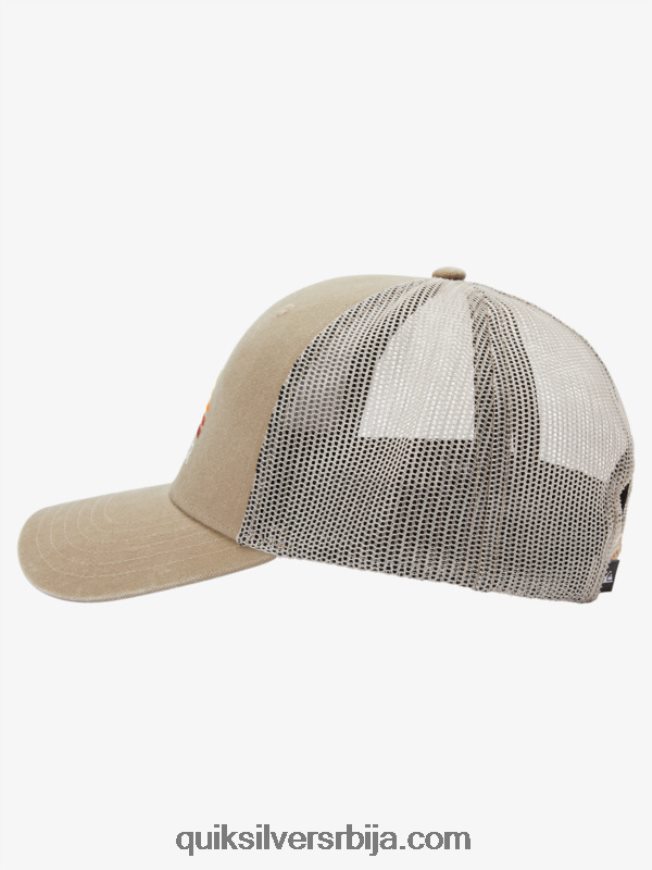 мушкарци Quiksilver шешир камионџија тамни каки Z824VN1196