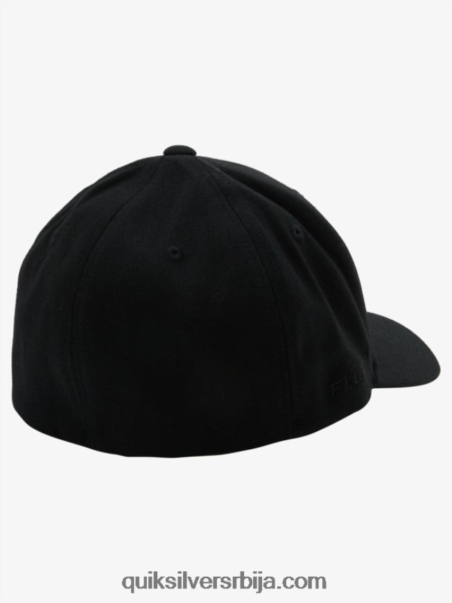 мушкарци Quiksilver планински и таласни флекфит шешир црн Z824VN1434