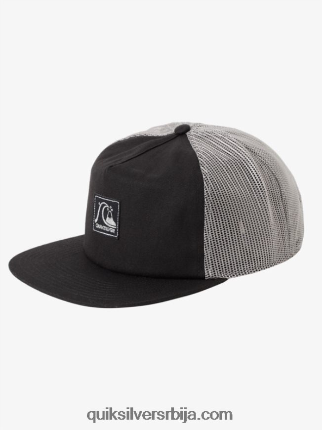 мушкарци Quiksilver капа камионџија са једним перајем црн Z824VN1714