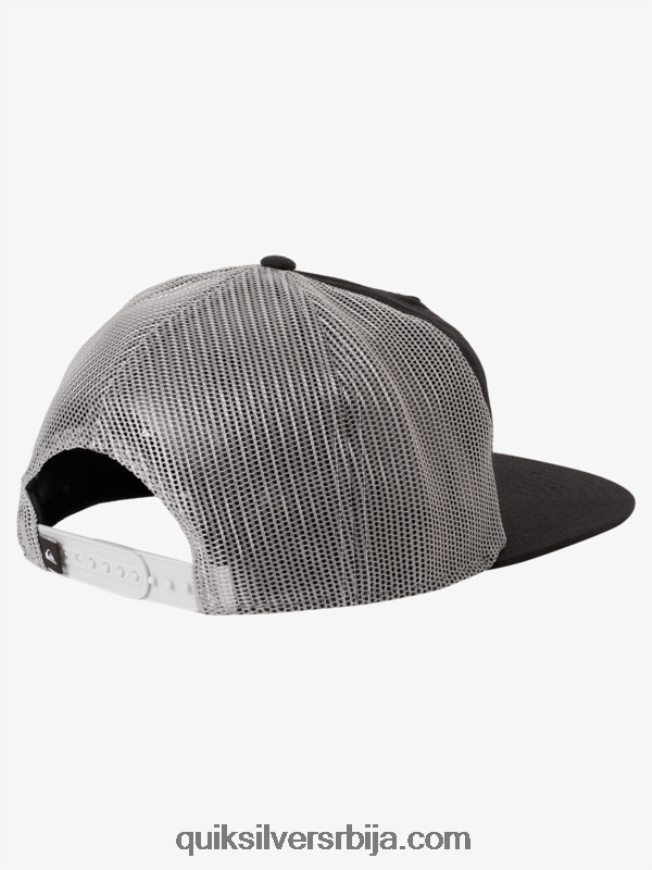 мушкарци Quiksilver капа камионџија са једним перајем црн Z824VN1714