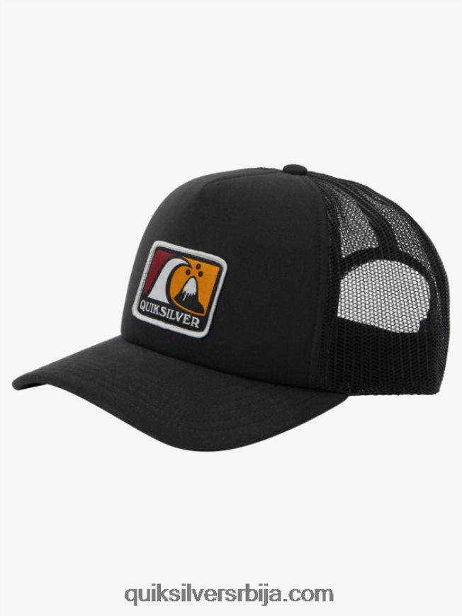 мушкарци Quiksilver повјетарац блокирани шешир црн Z824VN1724