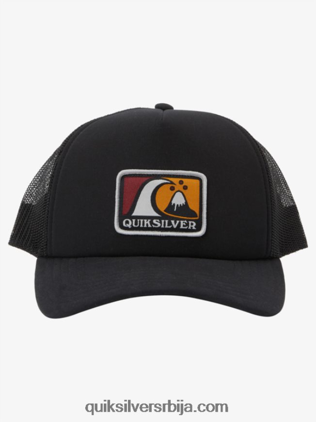 мушкарци Quiksilver повјетарац блокирани шешир црн Z824VN1724