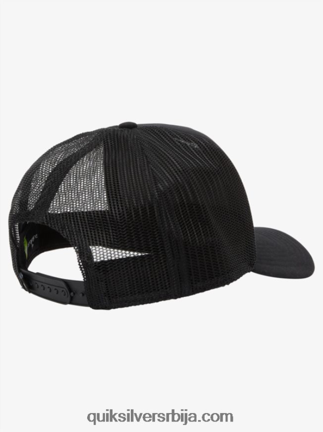мушкарци Quiksilver повјетарац блокирани шешир црн Z824VN1724