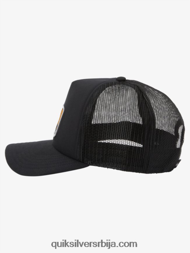 мушкарци Quiksilver повјетарац блокирани шешир црн Z824VN1724