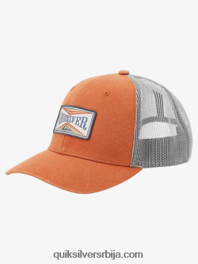мушкарци Quiksilver шешир за камионџије мека наранџаста Z824VN439