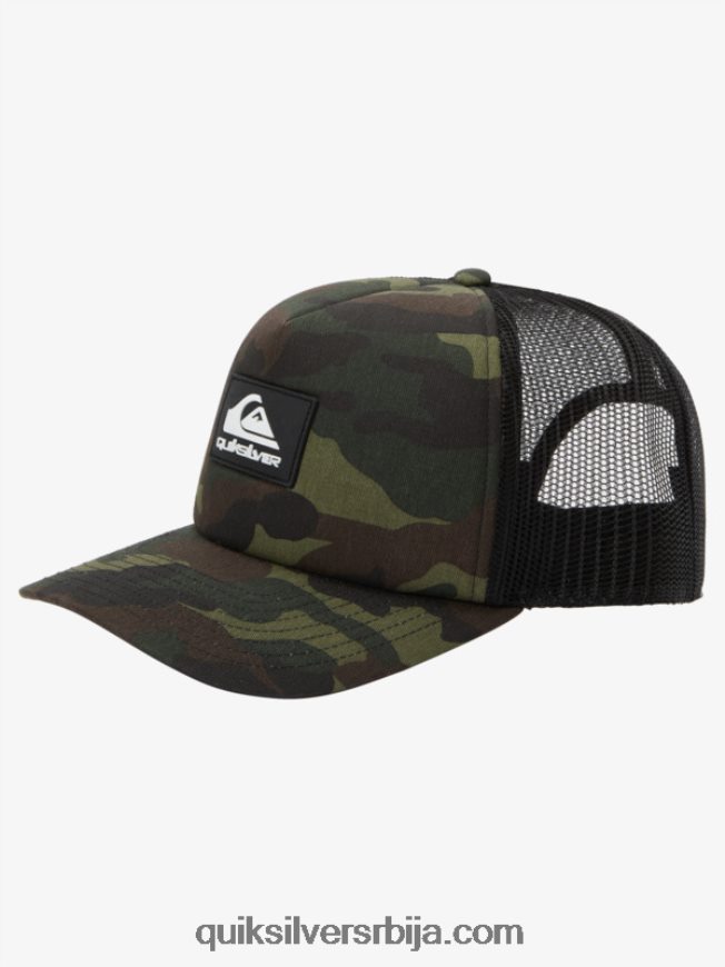 мушкарци Quiksilver свемогући шешир са шљокицама воодланд цамо Z824VN487