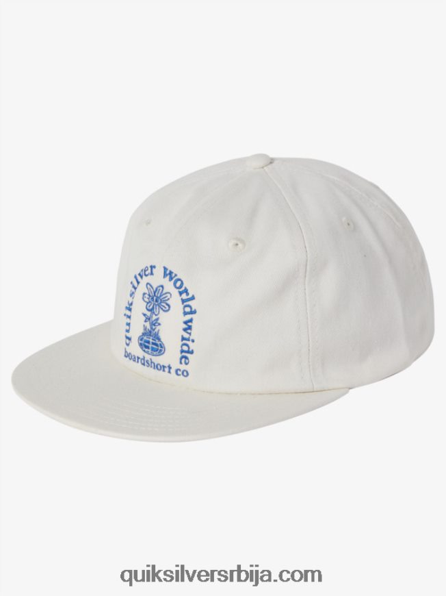 мушкарци Quiksilver богатство снапбацк шешир бео Z824VN549