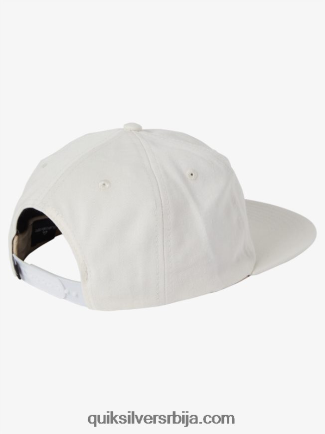 мушкарци Quiksilver богатство снапбацк шешир бео Z824VN549