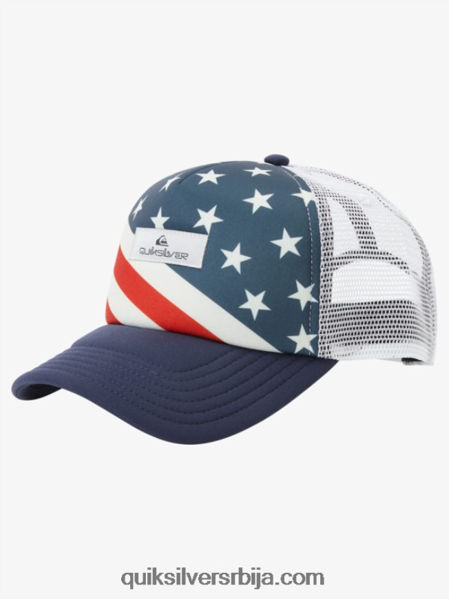 мушкарци Quiksilver магпие цооп камионски шешир поноћна морнарица Z824VN563