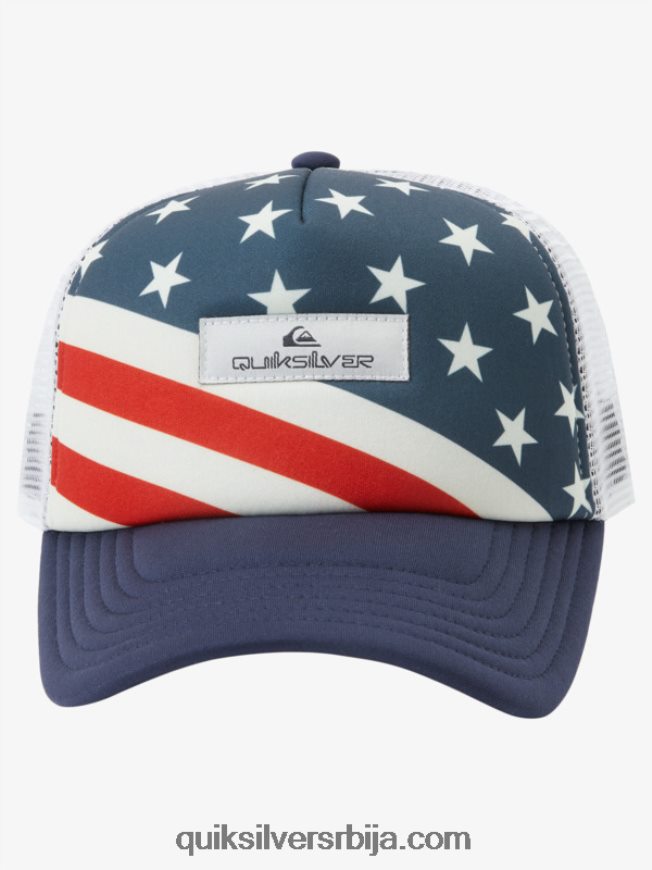 мушкарци Quiksilver магпие цооп камионски шешир поноћна морнарица Z824VN563