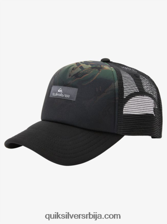 мушкарци Quiksilver магпие цооп камионски шешир цамо - плаге Z824VN564