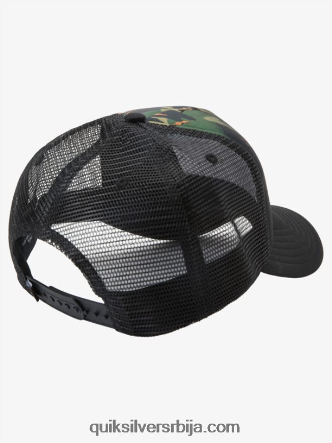 мушкарци Quiksilver магпие цооп камионски шешир цамо - плаге Z824VN564