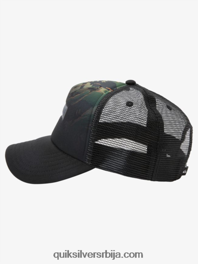 мушкарци Quiksilver магпие цооп камионски шешир цамо - плаге Z824VN564
