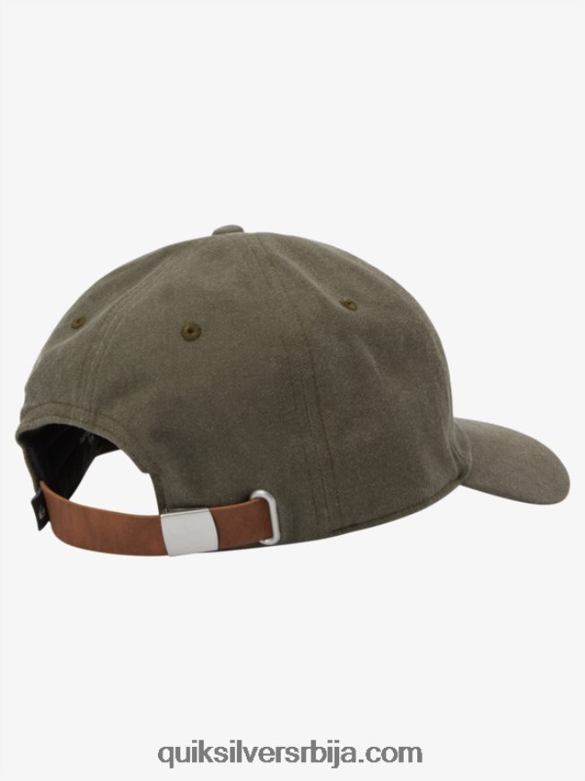 мушкарци Quiksilver депилиран бејзбол шешир чоколадни комадић Z824VN566