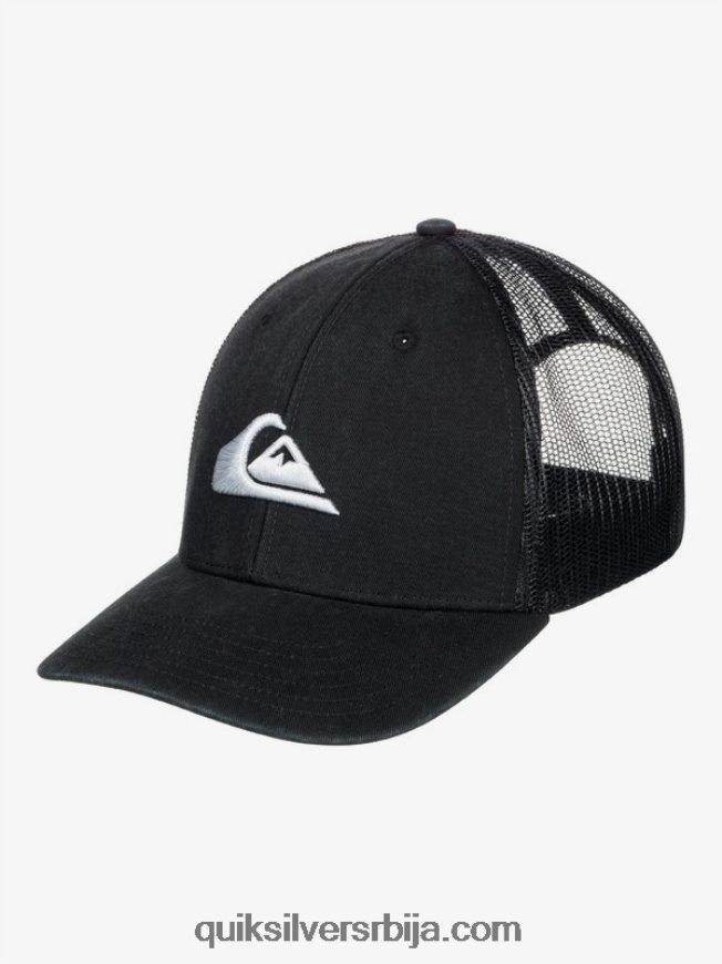 мушкарци Quiksilver земаљски шешир за камионџије црн Z824VN599