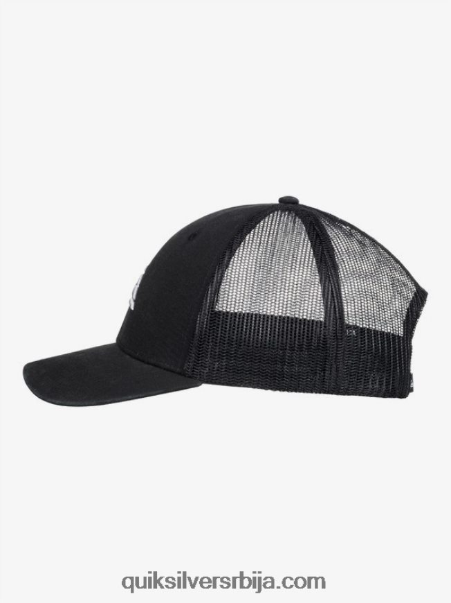 мушкарци Quiksilver земаљски шешир за камионџије црн Z824VN599