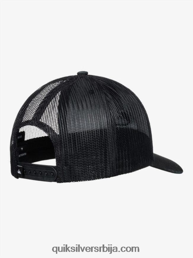 мушкарци Quiksilver земаљски шешир за камионџије црн Z824VN599