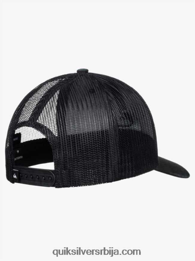 мушкарци Quiksilver земаљски шешир за камионџије црн Z824VN599