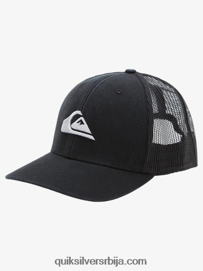 мушкарци Quiksilver земаљски шешир за камионџије црн Z824VN599