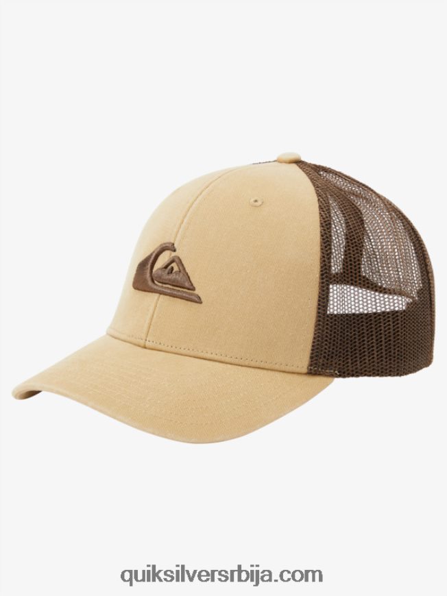 мушкарци Quiksilver земаљски шешир за камионџије таос таупе Z824VN600