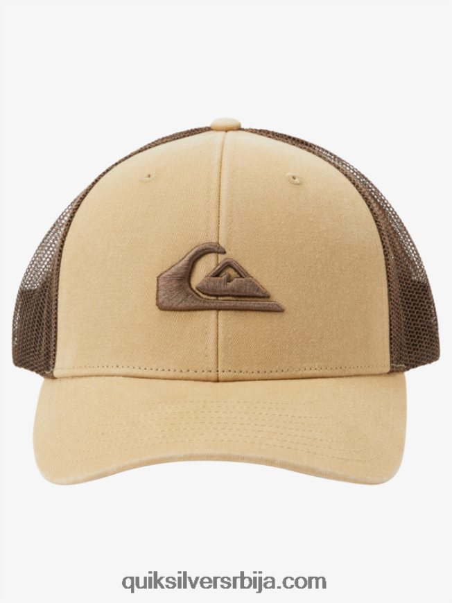 мушкарци Quiksilver земаљски шешир за камионџије таос таупе Z824VN600