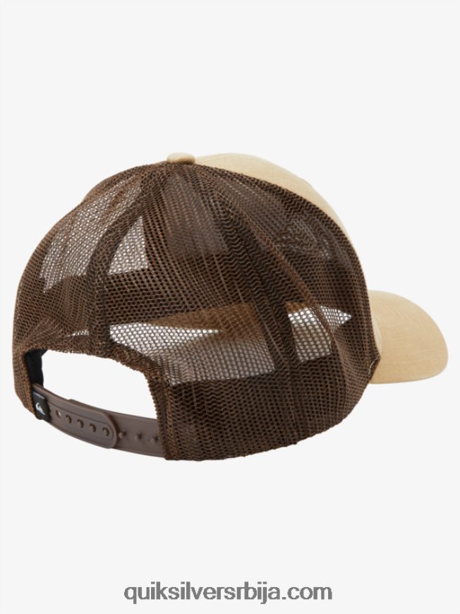 мушкарци Quiksilver земаљски шешир за камионџије таос таупе Z824VN600