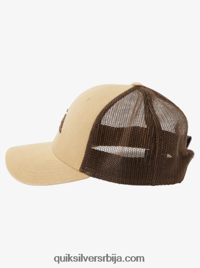 мушкарци Quiksilver земаљски шешир за камионџије таос таупе Z824VN600