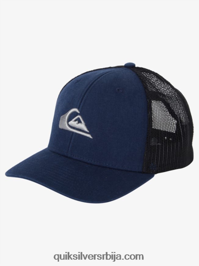 мушкарци Quiksilver земаљски шешир за камионџије поноћна морнарица Z824VN601