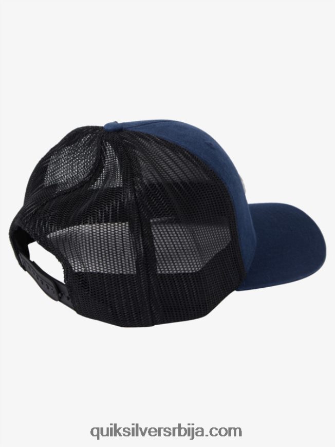 мушкарци Quiksilver земаљски шешир за камионџије поноћна морнарица Z824VN601