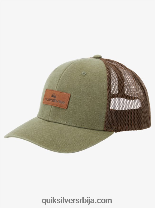 мушкарци Quiksilver доле капа камионџија маслинасто сива Z824VN660
