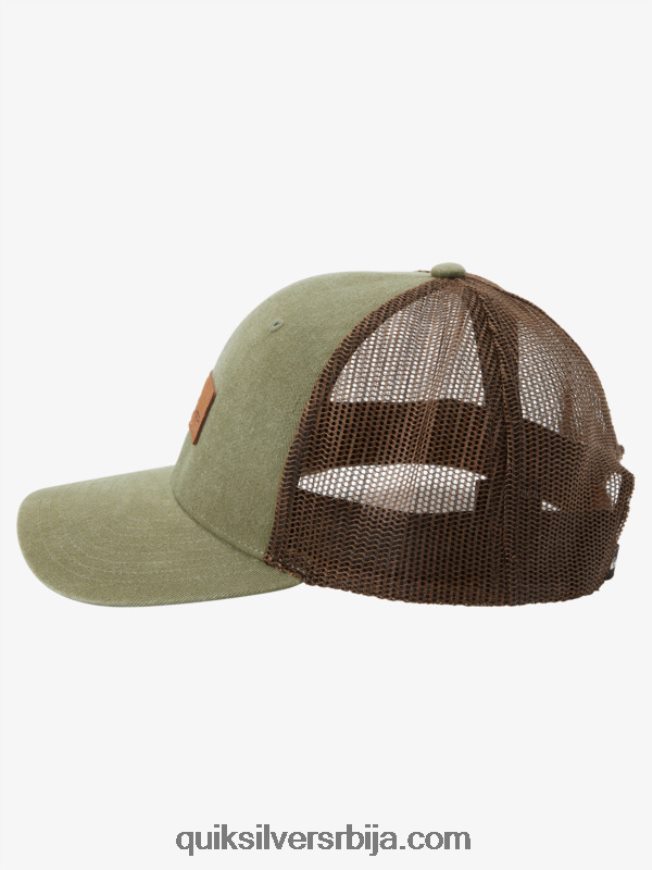 мушкарци Quiksilver доле капа камионџија маслинасто сива Z824VN660