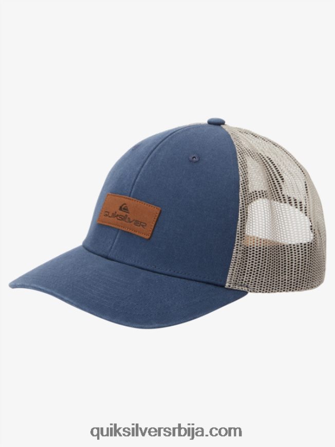 мушкарци Quiksilver доле капа камионџија поноћна морнарица Z824VN661
