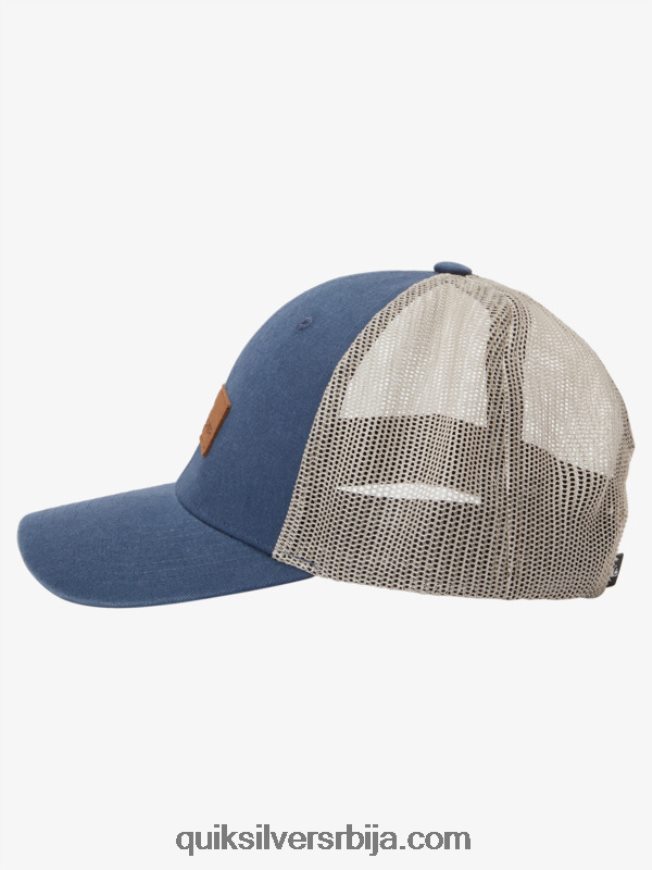 мушкарци Quiksilver доле капа камионџија поноћна морнарица Z824VN661