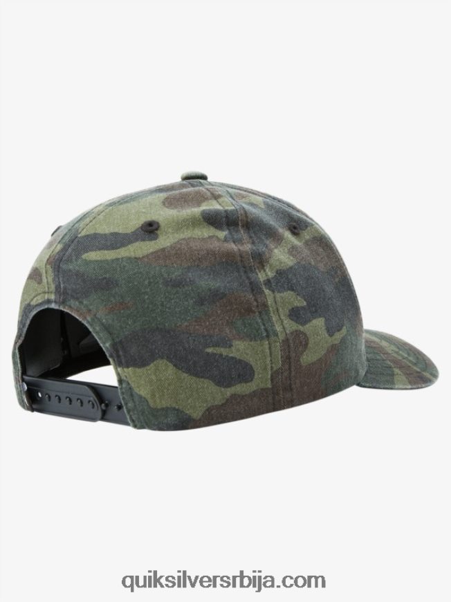 мушкарци Quiksilver приземљени америка снапбацк шешир цамо Z824VN796