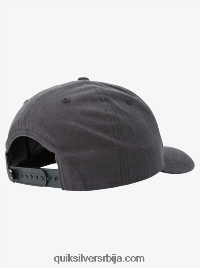 мушкарци Quiksilver приземљени америка снапбацк шешир црн Z824VN797