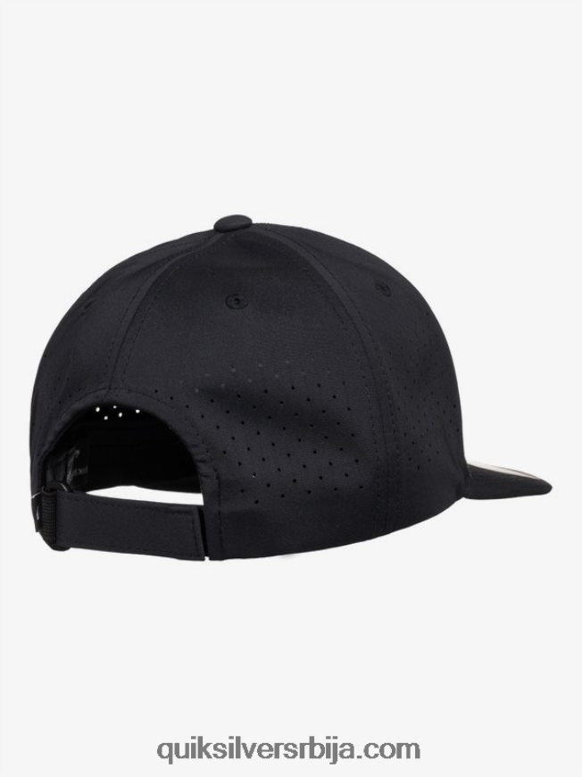мушкарци Quiksilver прилагођена флекфит капа црн Z824VN806