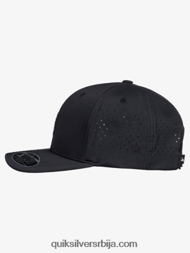 мушкарци Quiksilver прилагођена флекфит капа црн Z824VN806