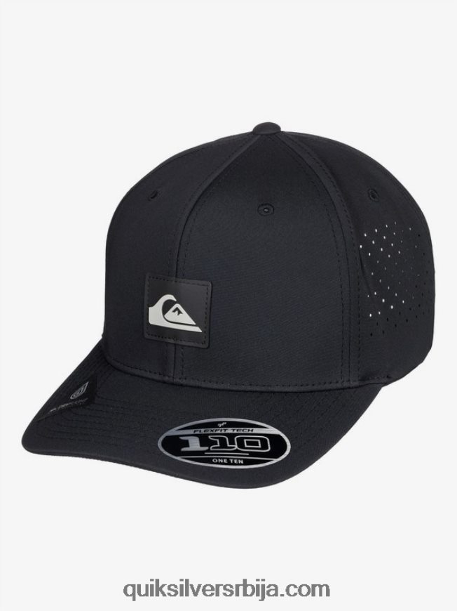 мушкарци Quiksilver прилагођена флекфит капа црн Z824VN806