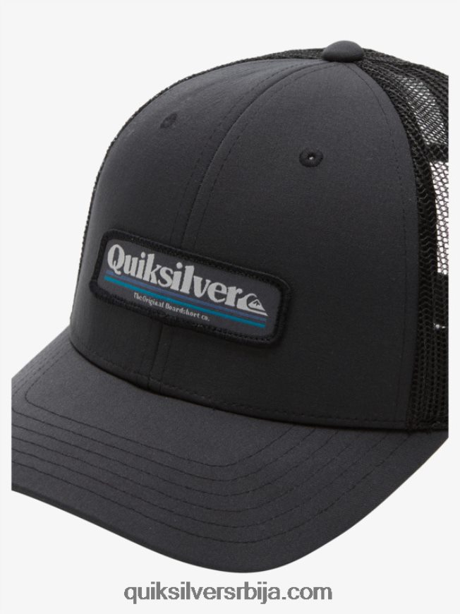 мушкарци Quiksilver крмени улов камионџија шешир црн Z824VN965