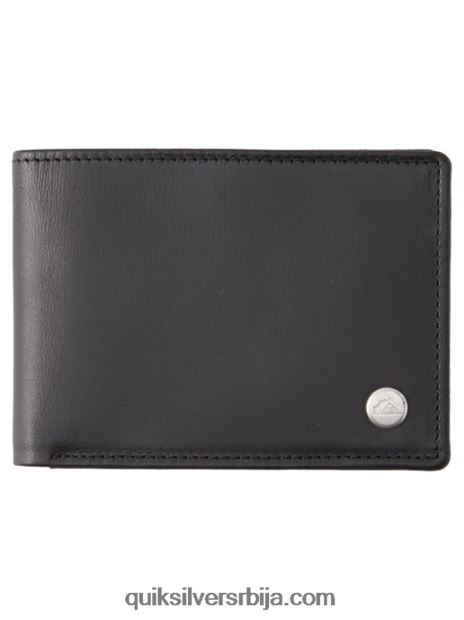 мушкарци Quiksilver мац троструки кожни новчаник црн Z824VN1221