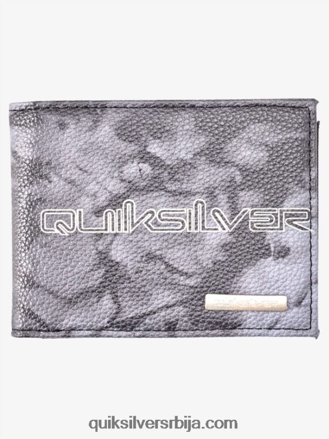 мушкарци Quiksilver свежина троструки новчаник црно бели Z824VN728